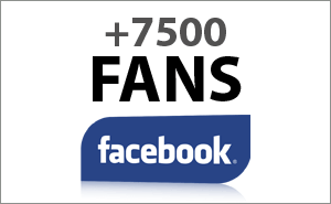 more than 7.500 Facebook fans like our services